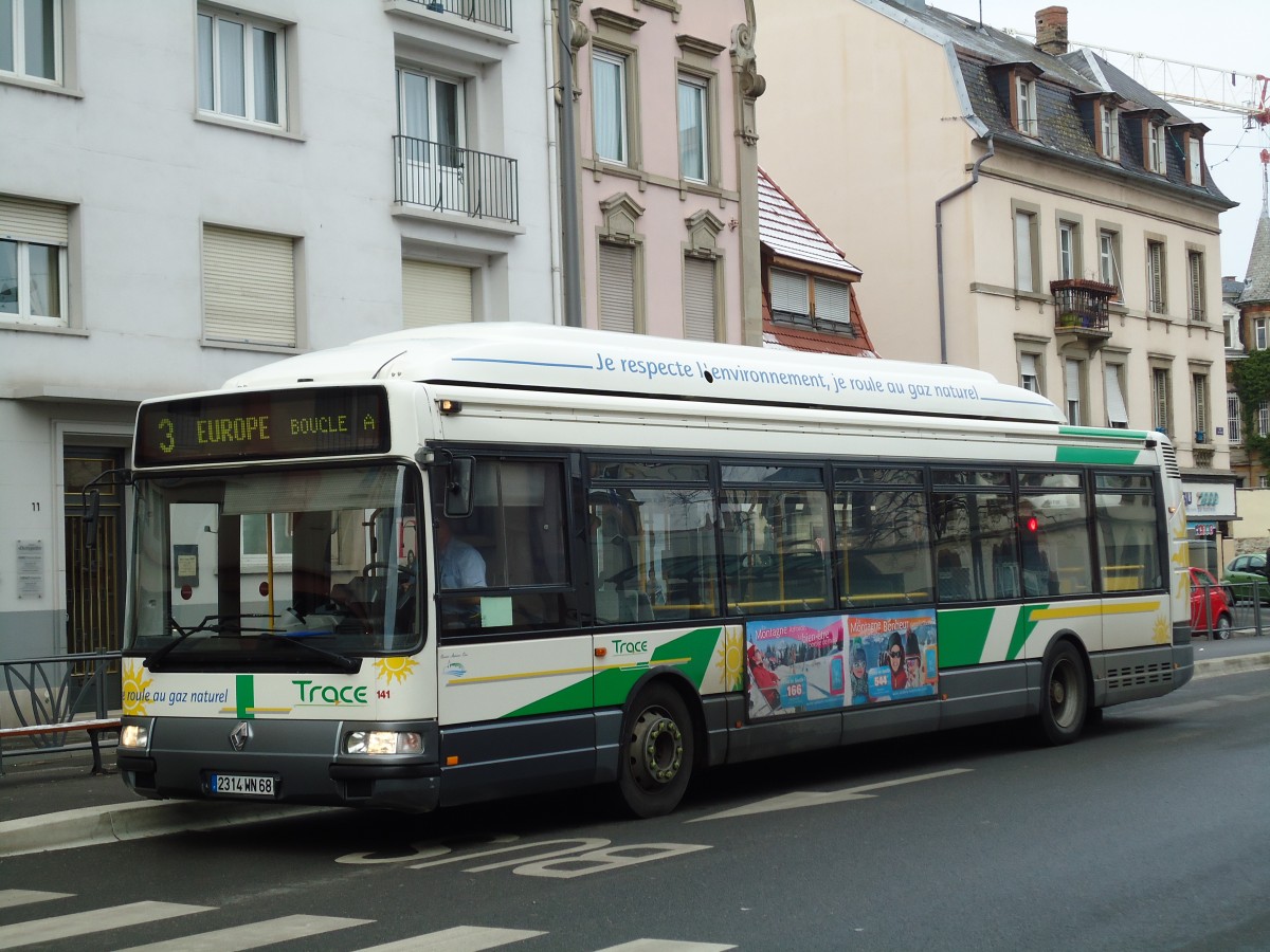 (142'367) - TRACE Colmar - Nr. 141/2314 WN 68 - Renault am 8. Dezember 2012 in Colmar, Th��tre