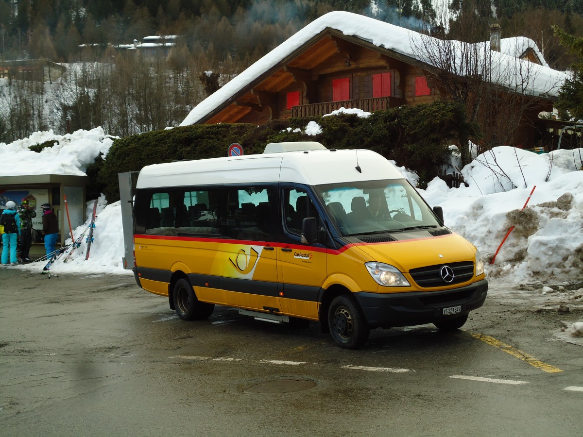(142'643) - Buchard, Leytron - VS 223'349 - Mercedes am 26. Dezember 2012 in Ovronnaz, La Crois�e