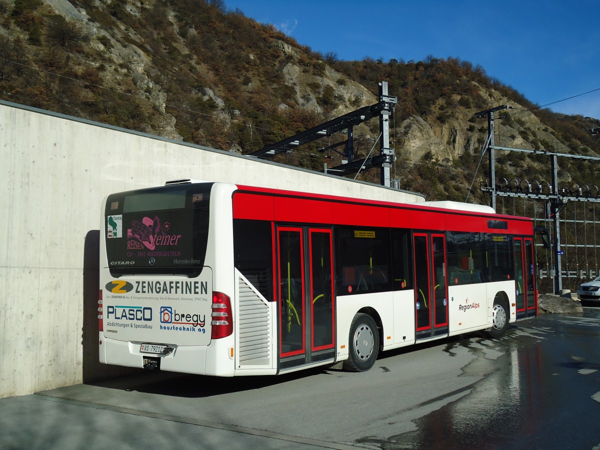 (143'148) - Steiner, Niedergesteln - VS 79'212 - Mercedes (ex Vorf�hrfahrzeug EvoBus) am 3. Februar 2013 in Leuk, Garage LLB