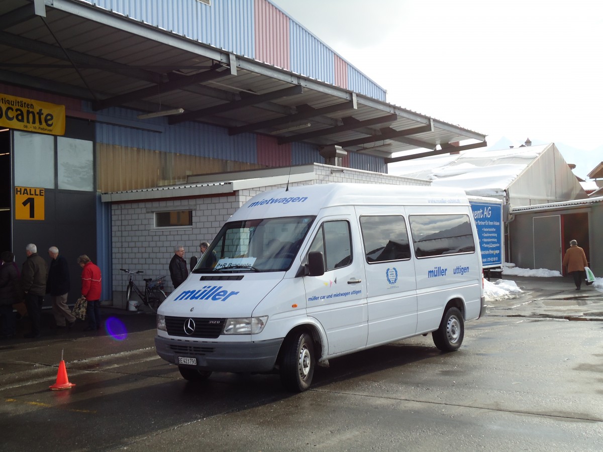 (143'181) - M�ller, Uttigen - BE 423'790 - Mercedes am 8. Februar 2013 in Thun, Expo
