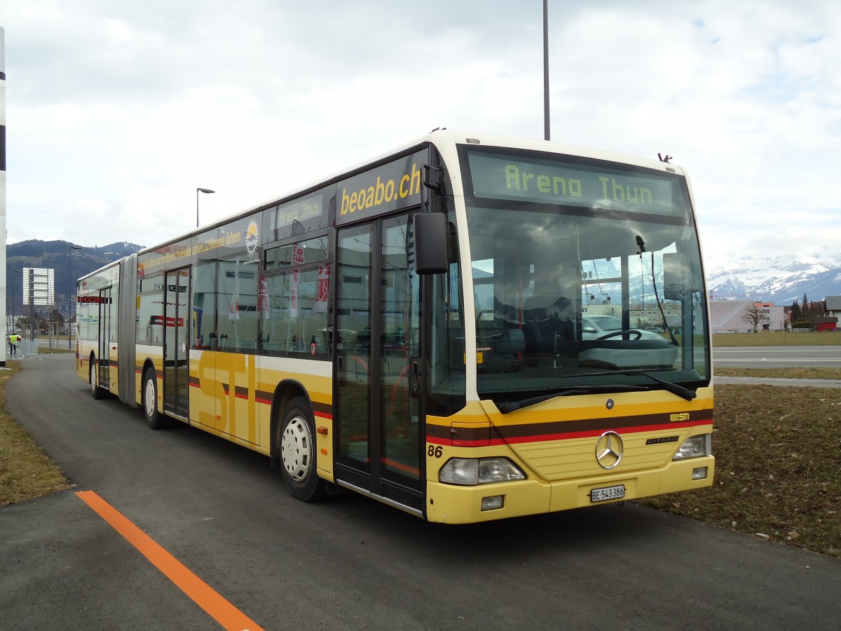 (143'476) - STI Thun - Nr. 86/BE 543'386 - Mercedes am 10. M�rz 2013 in Thun, Arena Thun