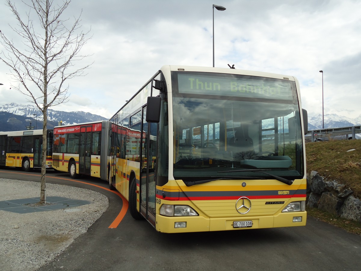 (143'478) - STI Thun - Nr. 108/BE 700'108 - Mercedes am 10. M�rz 2013 in Thun, Arena Thun