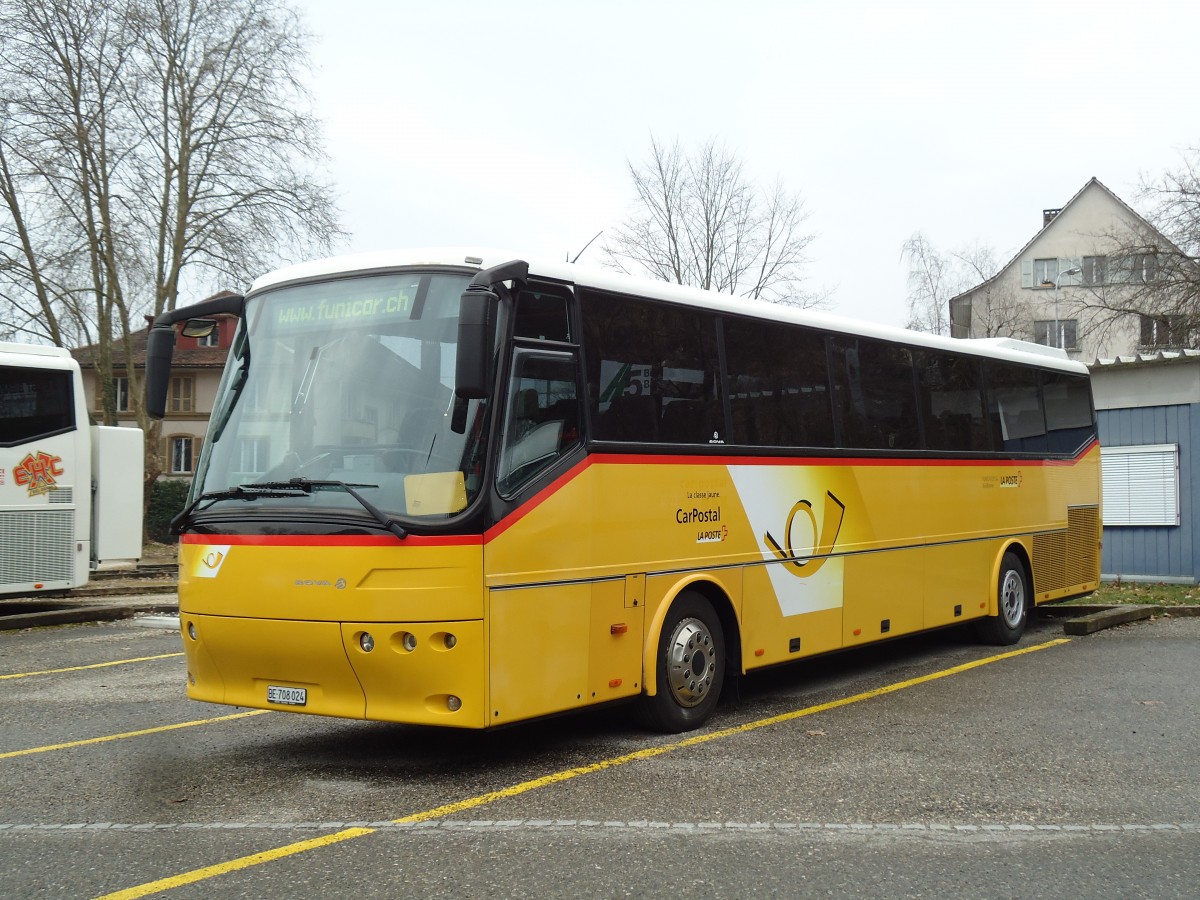 (143'511) - Funi-Car, Biel - Nr. 24/BE 708'024 - Bova (ex Nr. 16; ex Fischer, Marin Nr. 6) am 23. M�rz 2013 in Biel, Garage
