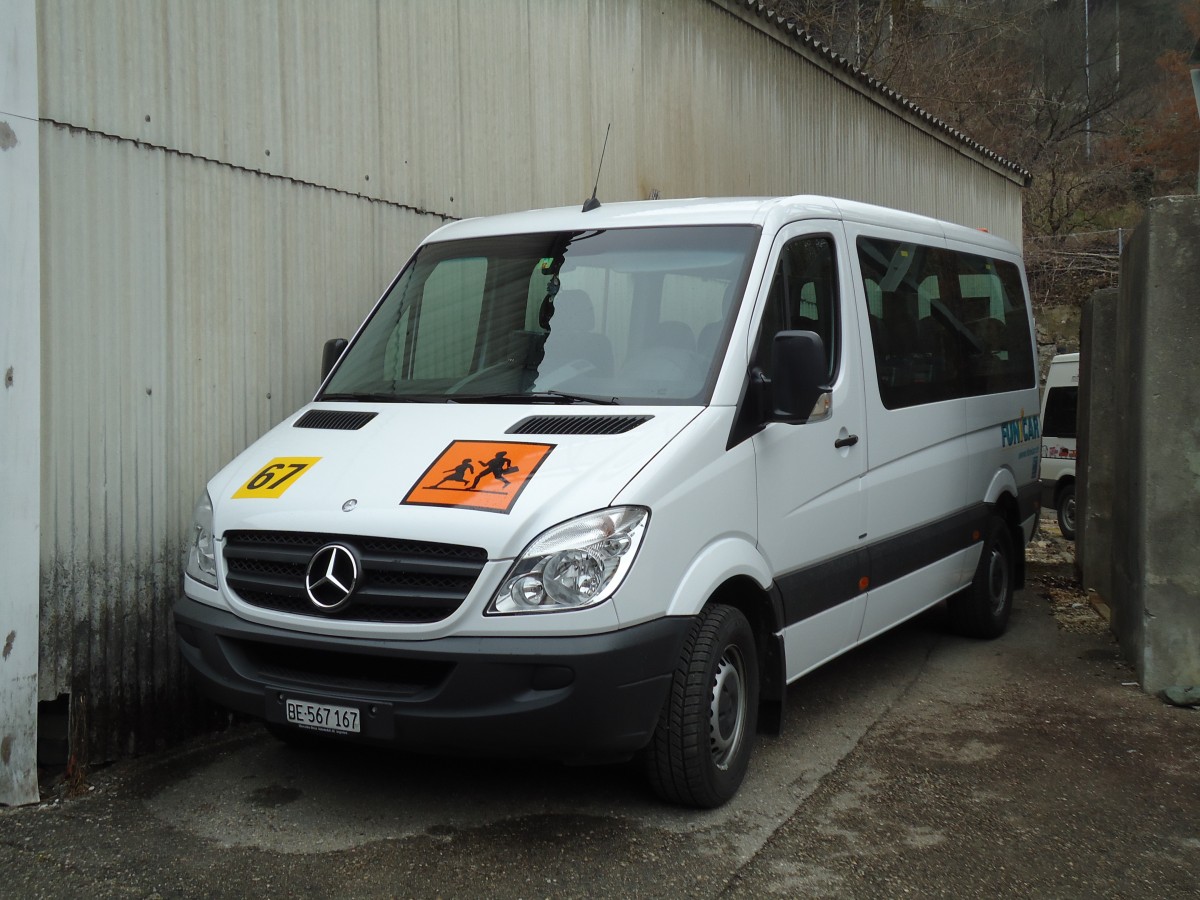 (143'515) - Funi-Car, Biel - Nr. 67/BE 567'167 - Mercedes am 23. M�rz 2013 in Biel, Garage