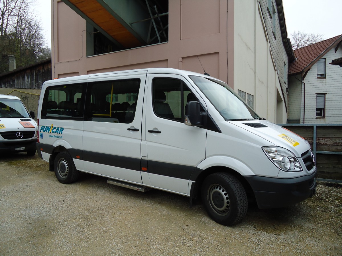 (143'520) - Funi-Car, Biel - Nr. 70/BE 217'570 - Mercedes am 23. M�rz 2013 in Biel, Garage