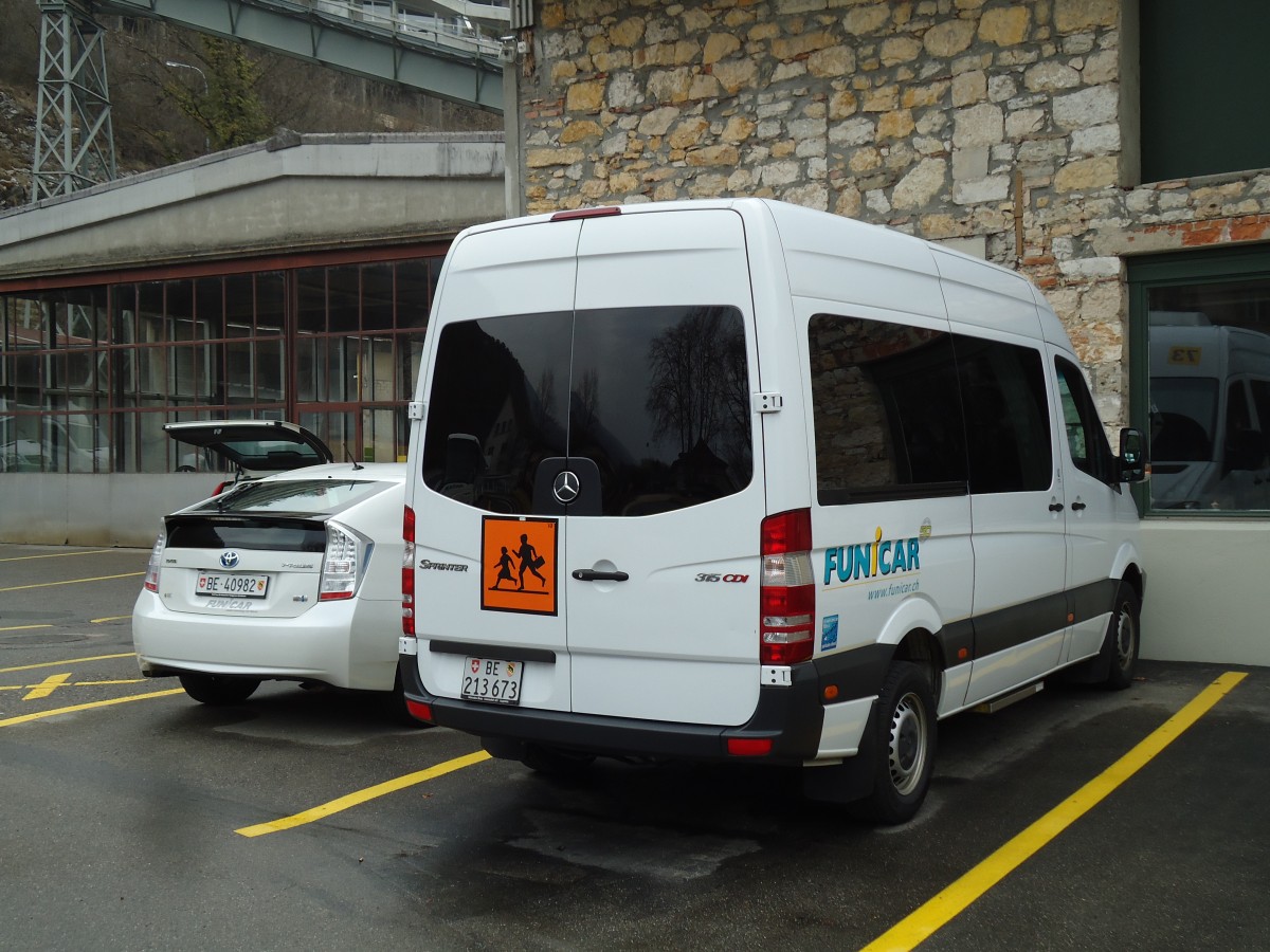 (143'522) - Funi-Car, Biel - Nr. 73/BE 213'673 - Mercedes am 23. M�rz 2013 in Biel, Garage