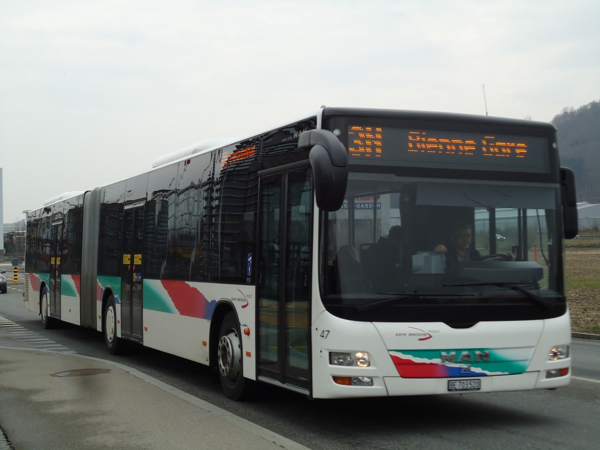 (143'529) - ASm Langenthal - Nr. 47/BE 703'520 - MAN am 23. M�rz 2013 in Biel, Rolex