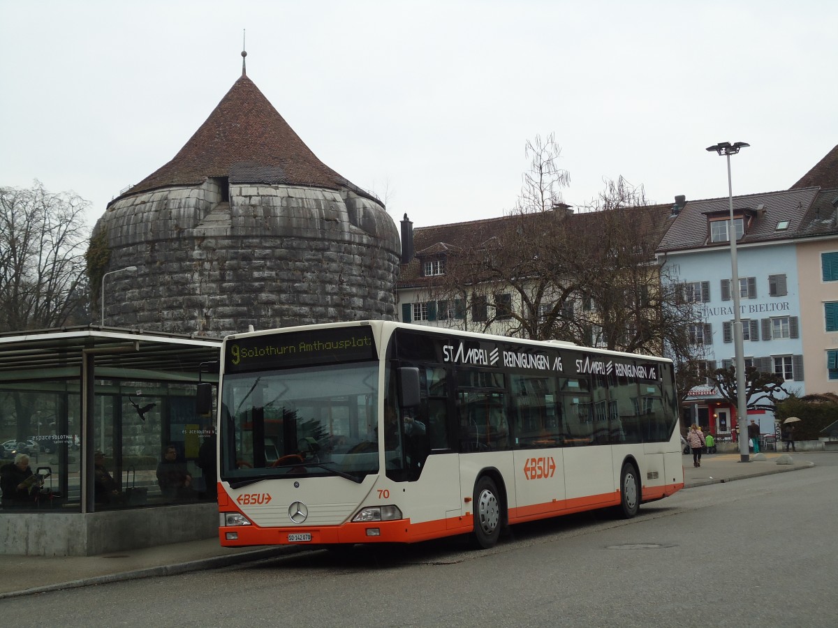 (143'554) - BSU Solothurn - Nr. 70/SO 142'070 - Mercedes am 23. M�rz 2013 in Solothurn, Amthausplatz