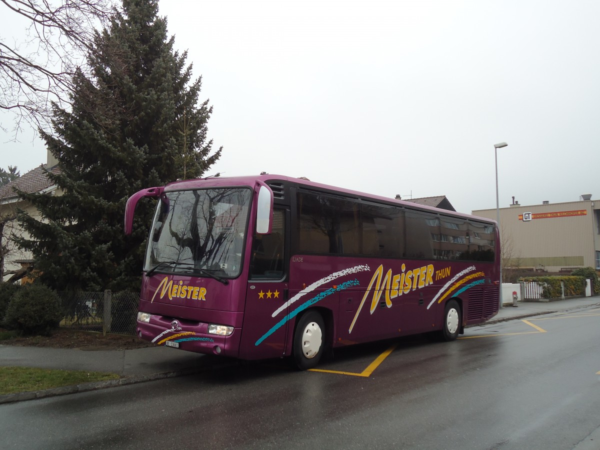 (143'579) - Meister, Thun - BE 13'661 - Irisbus am 29. M�rz 2013 in Thun, Milit�rstrasse