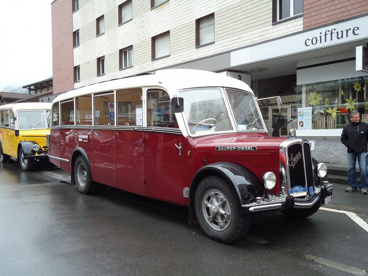 (144'265) - Bechter, Kriens - LU 82'380 - Saurer/Krapf (ex M�nch, D-Marienberg; ex Spirig, Widnau; ex RhV Altst�tten Nr. 33; ex Th�r, Eichberg) am 19. Mai 2013 in Engelberg, OiO
