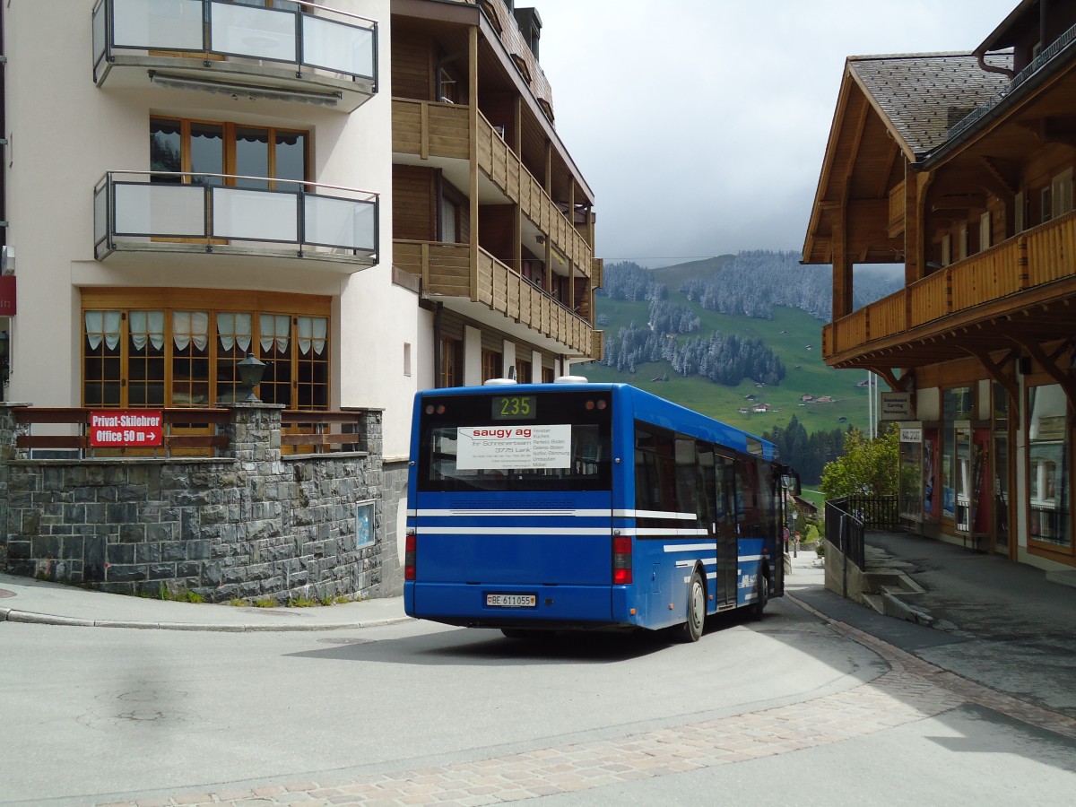 (144'550) - AFA Adelboden - Nr. 55/BE 611'055 - MAN/G�ppel am 25. Mai 2013 in Adelboden, Landstrasse