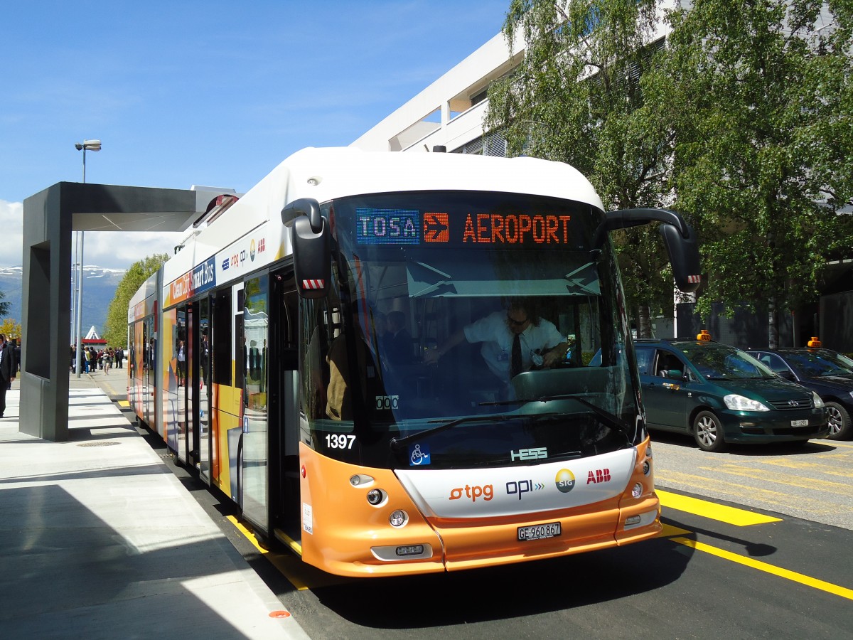 (144'637) - TPG Gen�ve - Nr. 1397/GE 960'867 - Hess/Hess TOSA am 27. Mai 2013 in Gen�ve, Palexpo