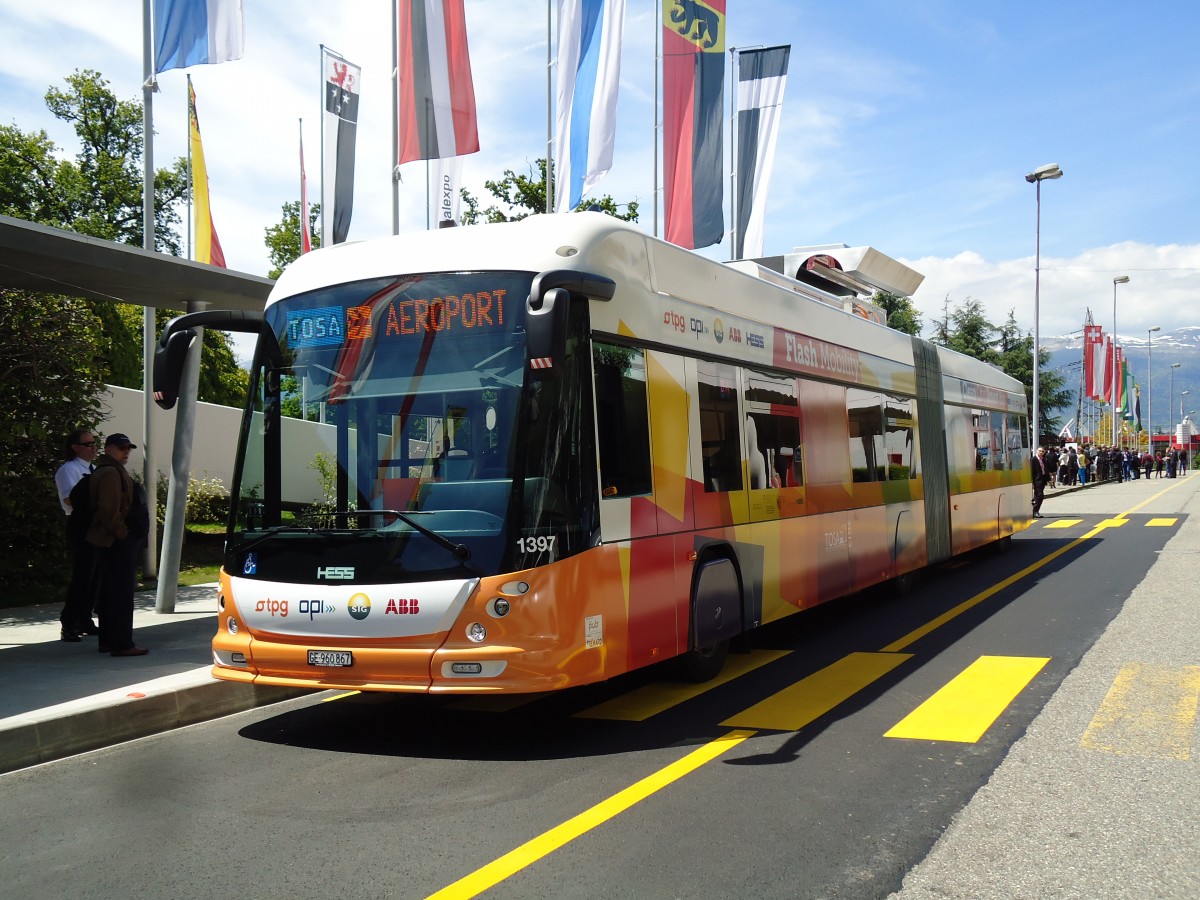 (144'638) - TPG Gen�ve - Nr. 1397/GE 960'867 - Hess/Hess TOSA am 27. Mai 2013 in Gen�ve, Palexpo