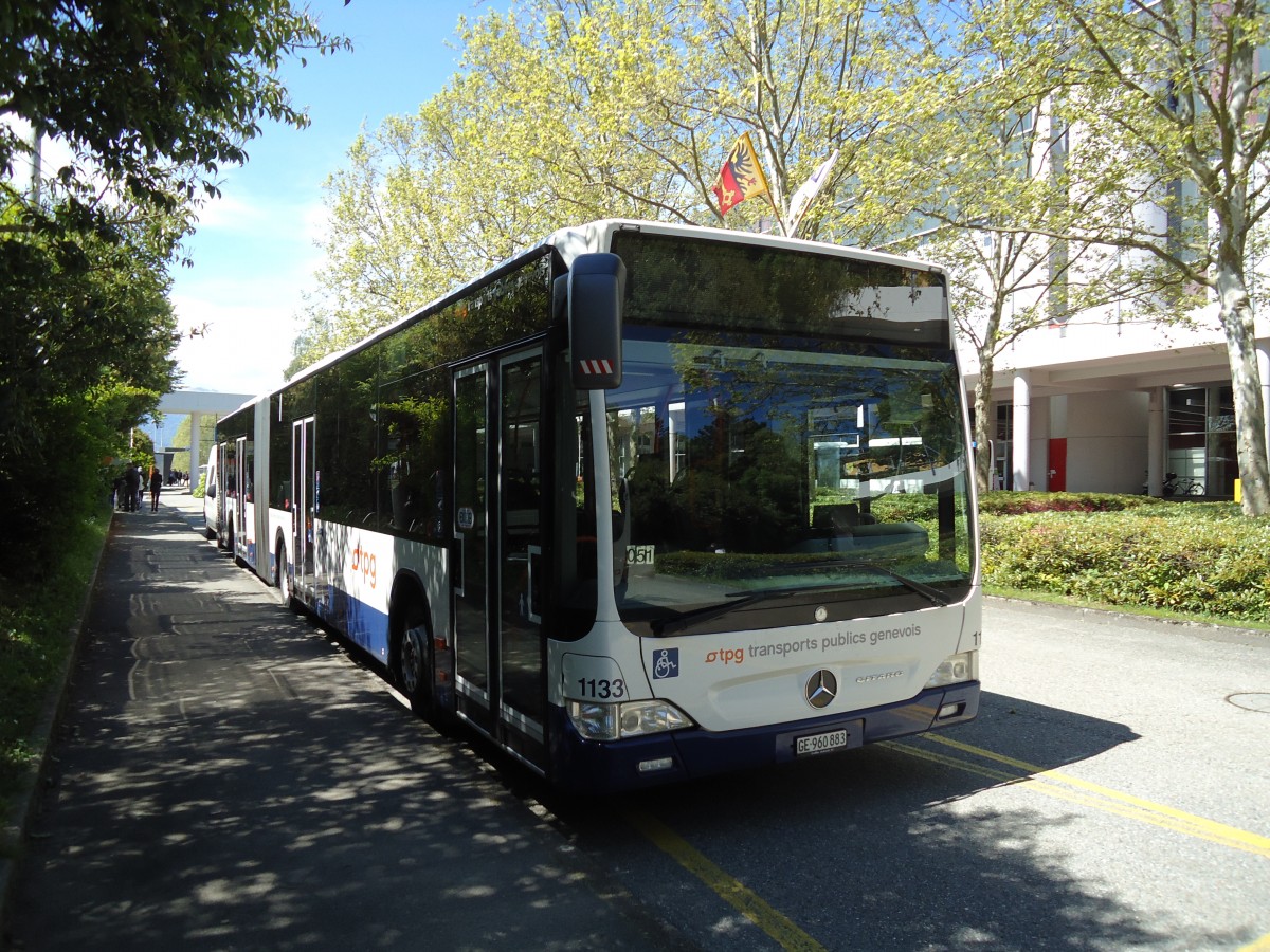 (144'683) - TPG Gen�ve - Nr. 1133/GE 960'883 - Mercedes am 27. Mai 2013 in Gen�ve, Palexpo