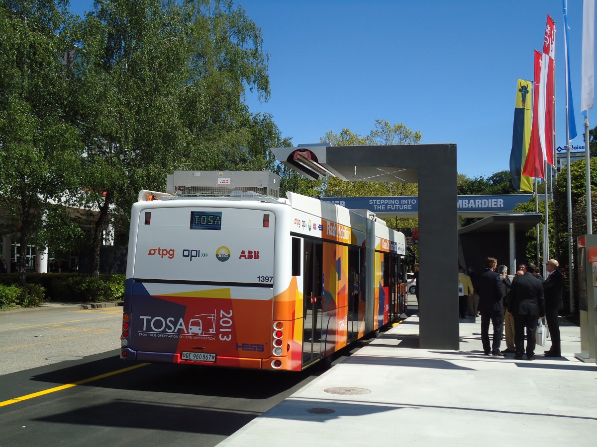 (144'689) - TPG Gen�ve - Nr. 1397/GE 960'867 - Hess/Hess TOSA am 27. Mai 2013 in Gen�ve, Palexpo