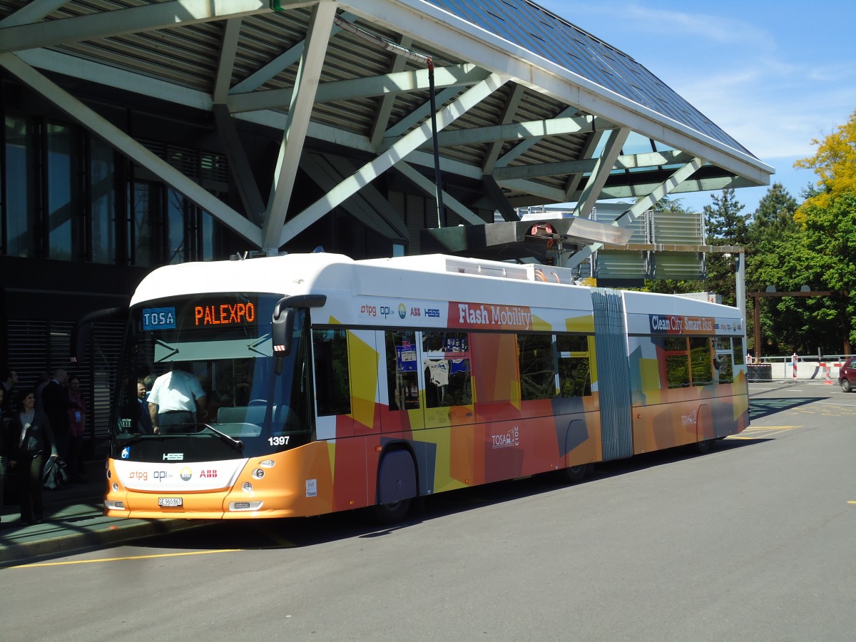 (144'692) - TPG Gen�ve - Nr. 1397/GE 960'867 - Hess/Hess TOSA am 27. Mai 2013 in Gen�ve, A�roport