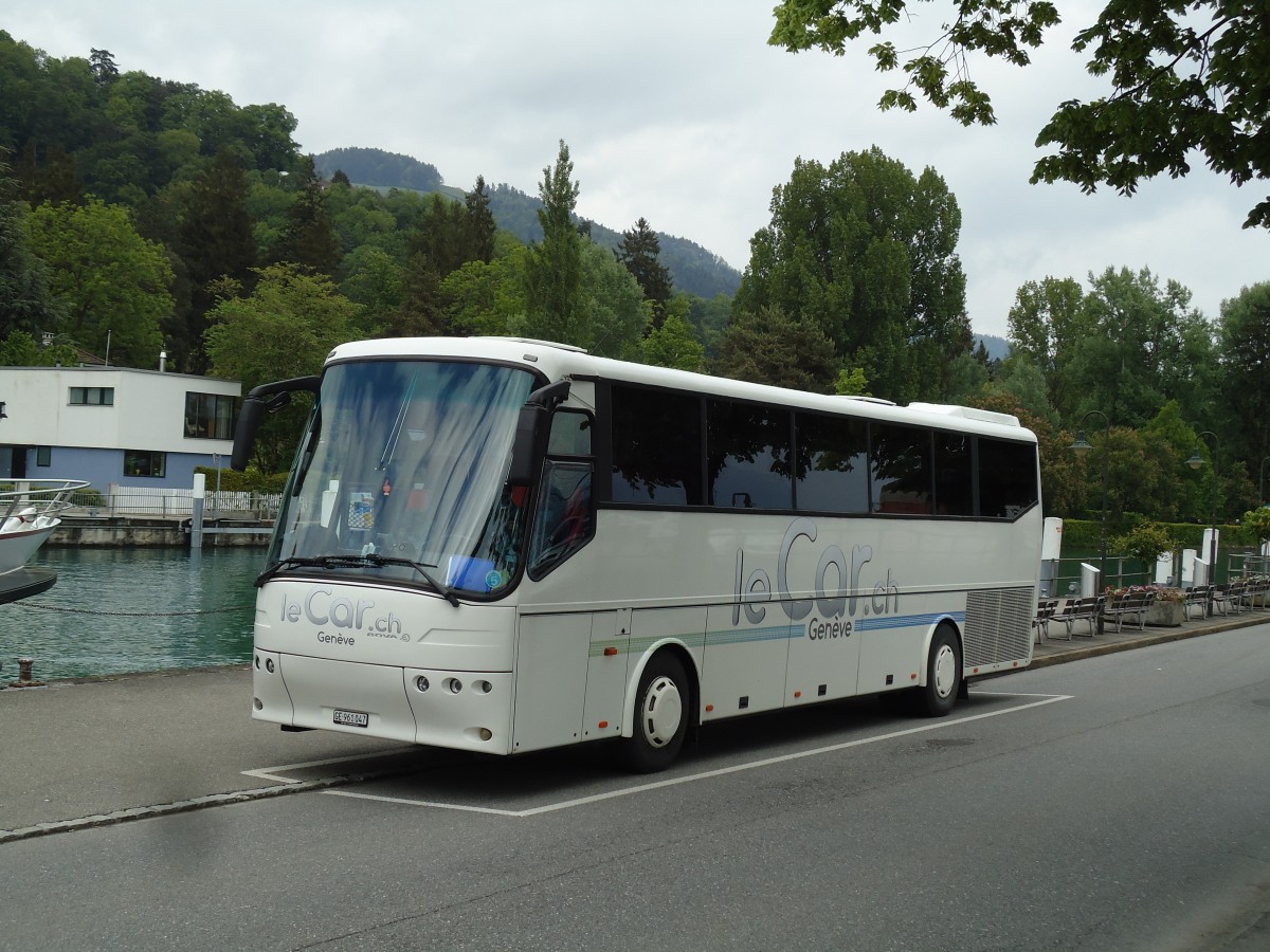 (144'806) - le Car.ch, Gen�ve - GE 961'047 - Bova am 2. Juni 2013 bei der Schiffl�ndte Thun