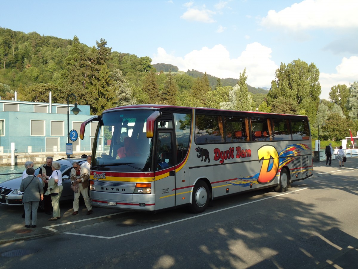 (144'828) - Dysli, Bern - Nr. 29/BE 51'702 - Setra (ex Balmer, Wilderswil) am 6. Juni 2013 bei der Schiffl�ndte Thun
