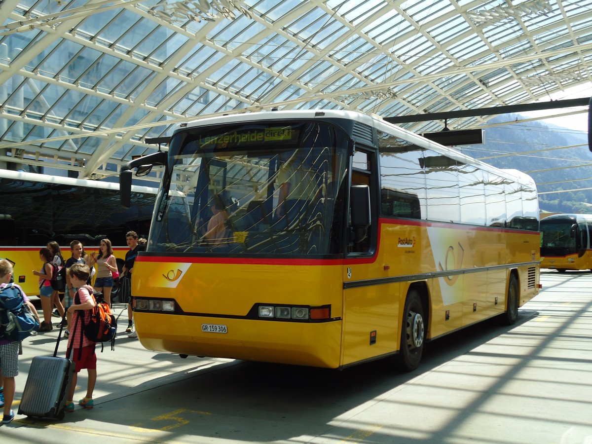 (145'249) - PostAuto Graub�nden - GR 159'306 - Neoplan (ex P 25'141) am 17. Juni 2013 in Chur, Postautostation