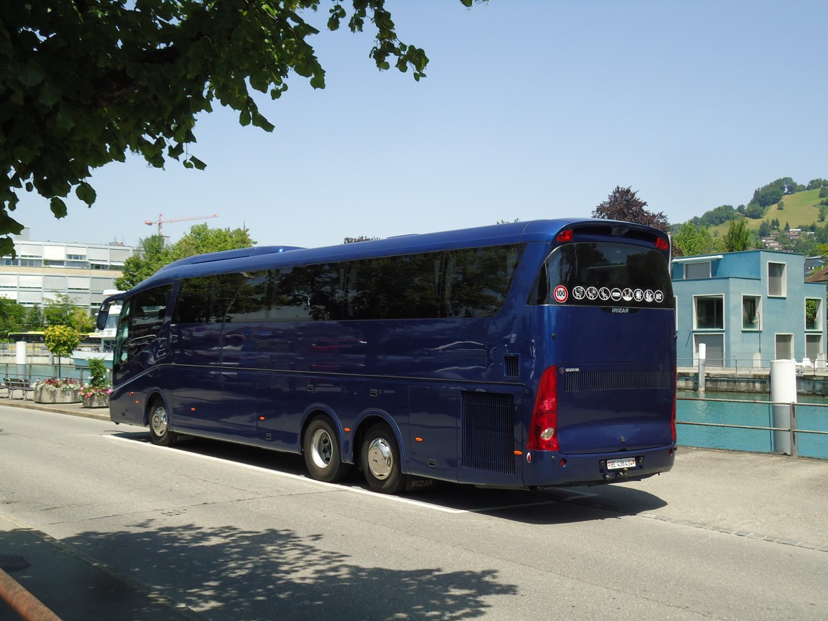 (145'280) - VBS Bern - BE 436'434 - Scania/Irizar am 18. Juni 2013 bei der Schiffl�ndte Thun