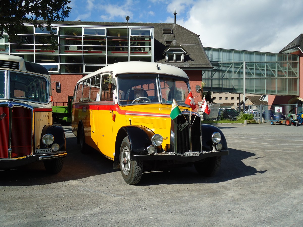 (145'324) - Suter, Savi�se - VS 6045 - Saurer/Lauber (ex Humbert-Droz,Ligni�res; ex P 21'016; ex Pache+Helfer, Colombier) am 22. Juni 2013 in Aigle, Saurertreffen