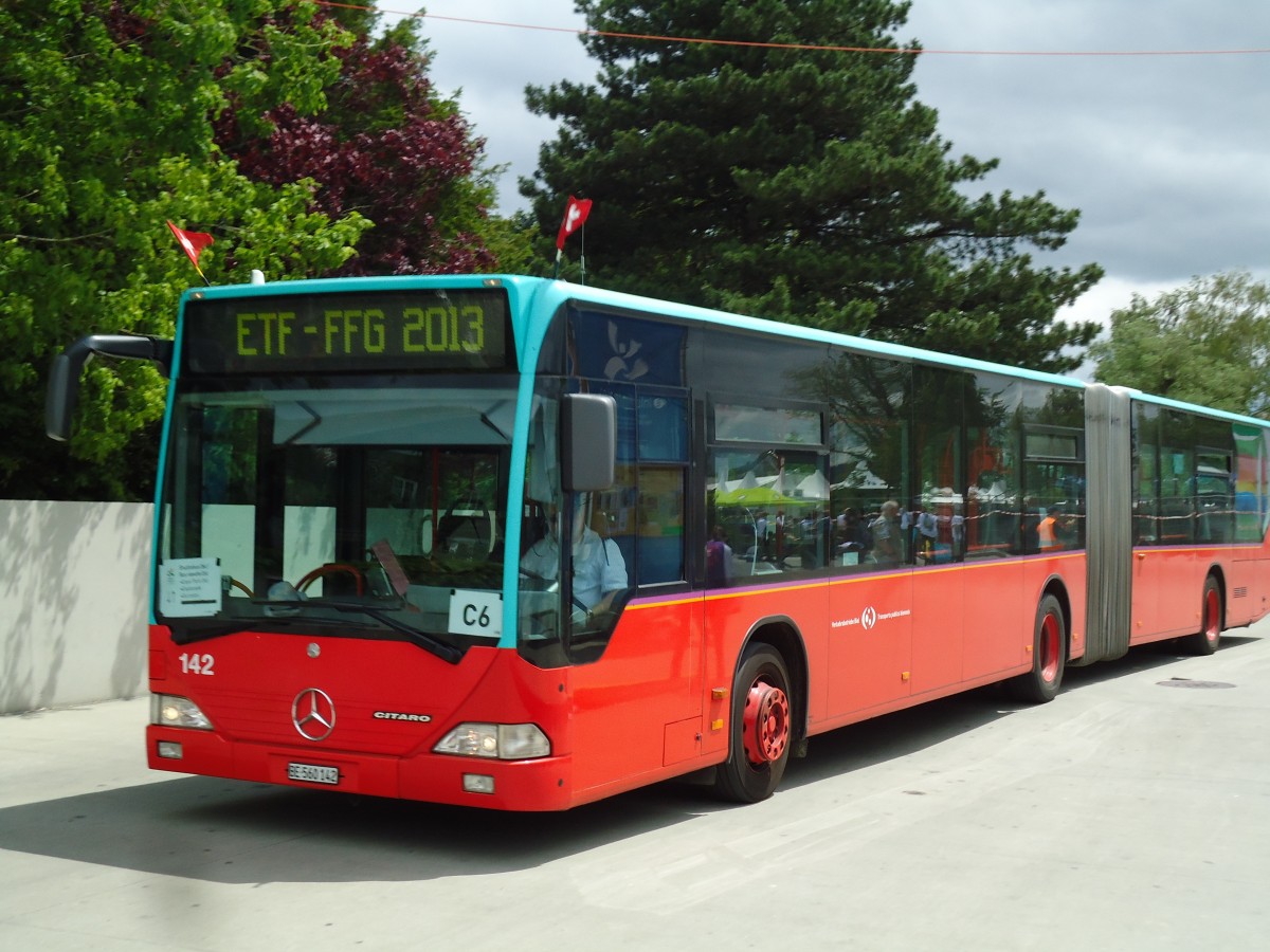 (145'490) - VB Biel - Nr. 142/BE 560'142 - Mercedes am 23. Juni 2013 in Biel, Schiffl�ndte