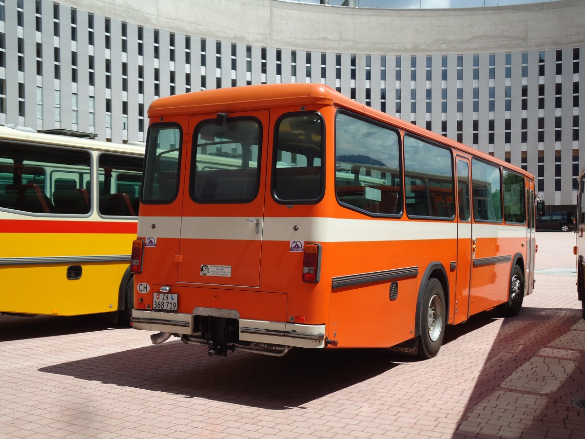 (145'917) - Mangold, Oberengstringen - ZH 368'719 - Saurer/Hess (ex RhV Altst�tten Nr. 45) am 20. Juli 2013 in Airolo, Caserna