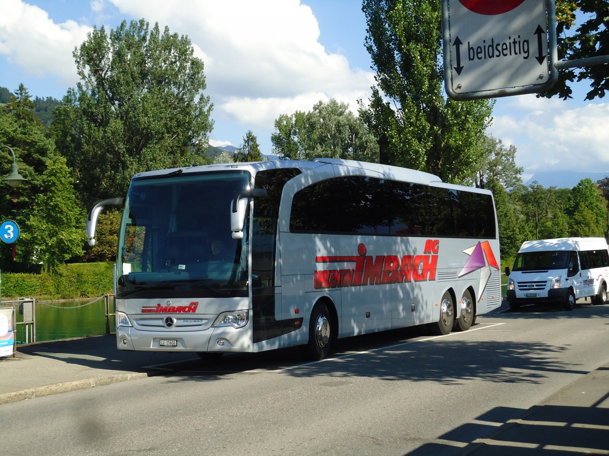 (146'284) - Imbach, Wolhusen - LU 15'600 - Mercedes am 10. August 2013 bei der Schiffl�ndte Thun
