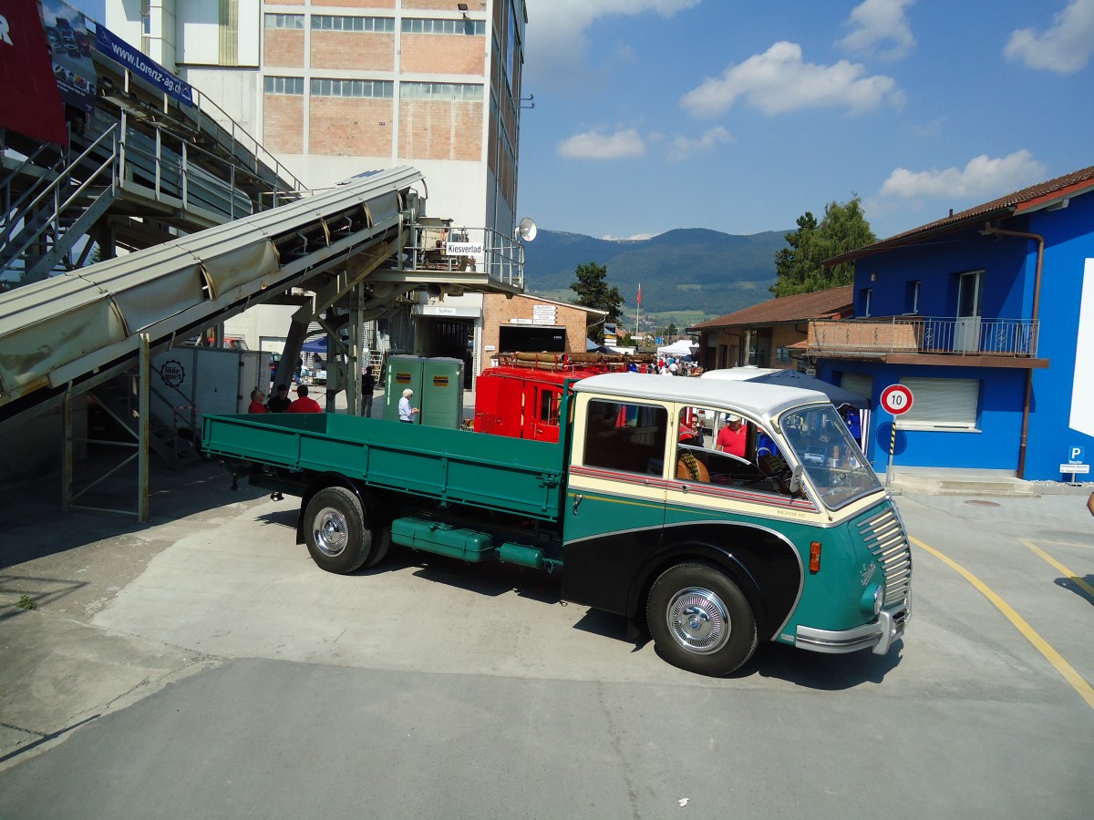 (146'714) - Bachmann, K�lliken - AG 96'310 - Saurer/R&J (ex BSF Hochdorf; ex Wenger, Interlaken) am 31. August 2013 in Niederbipp, Saurertreffen