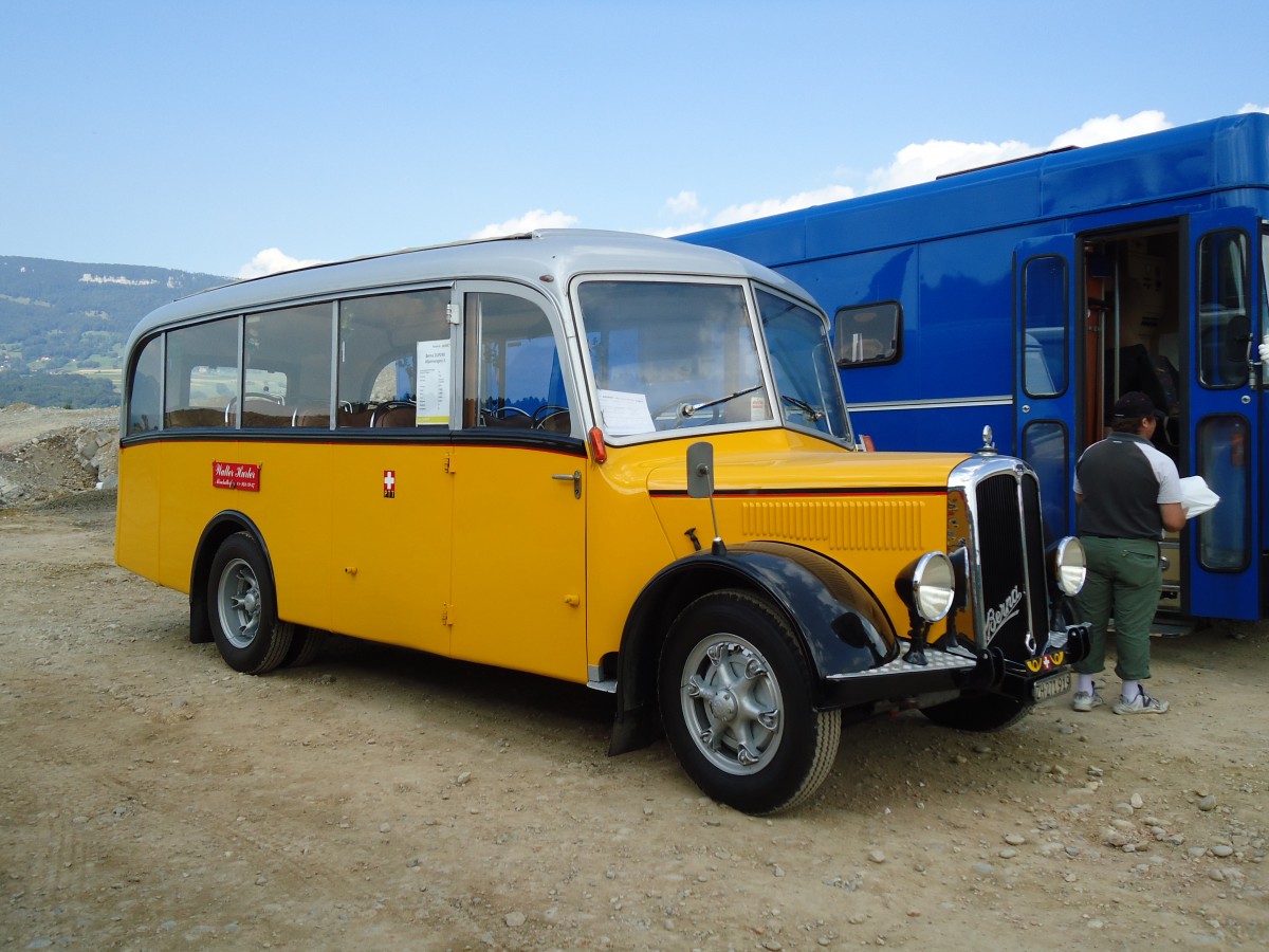 (146'753) - Hurter, M�nchaltdorf - ZH 271'919 - Berna/FHS (ex Volkart, Russikon; ex ASD Aigle; ex P 21'003) am 31. August 2013 in Niederbipp, Saurertreffen