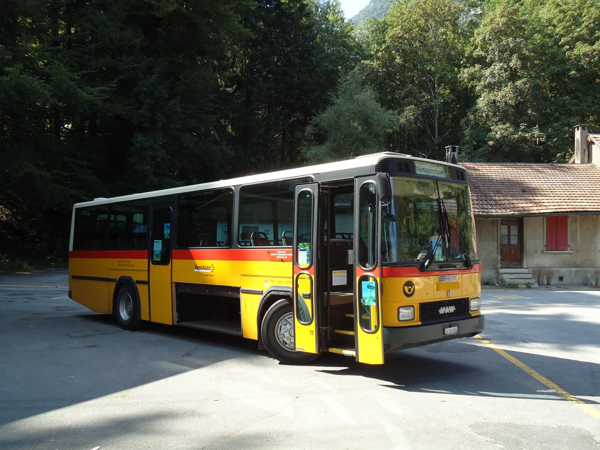 (146'787) - Flury, Balm - SO 163'884 - NAW/Hess (ex Steiner, Altb�ron Nr. 11) am 31. August 2013 beim Bahnhof Oberdorf