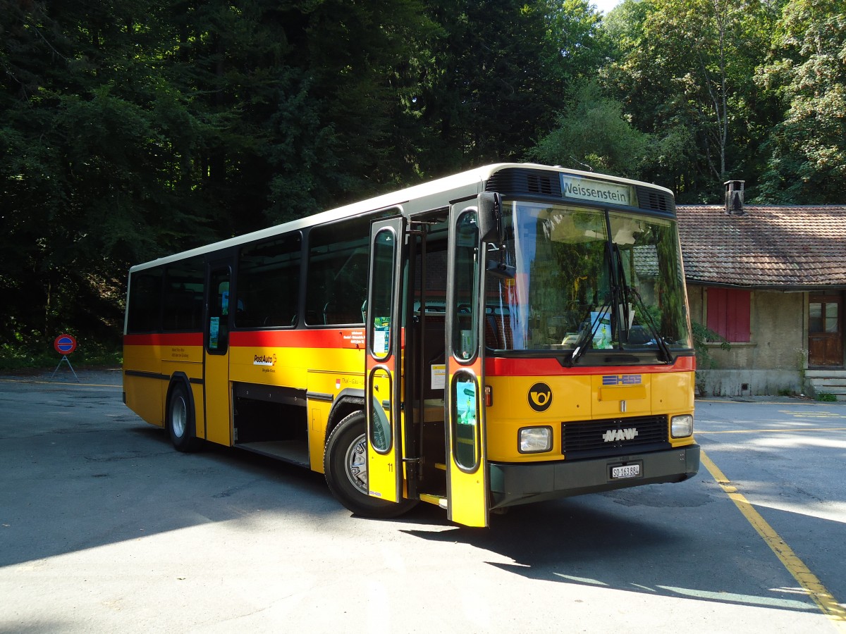 (146'793) - Flury, Balm - SO 163'884 - NAW/Hess (ex Steiner, Altb�ron Nr. 11) am 31. August 2013 beim Bahnhof Oberdorf