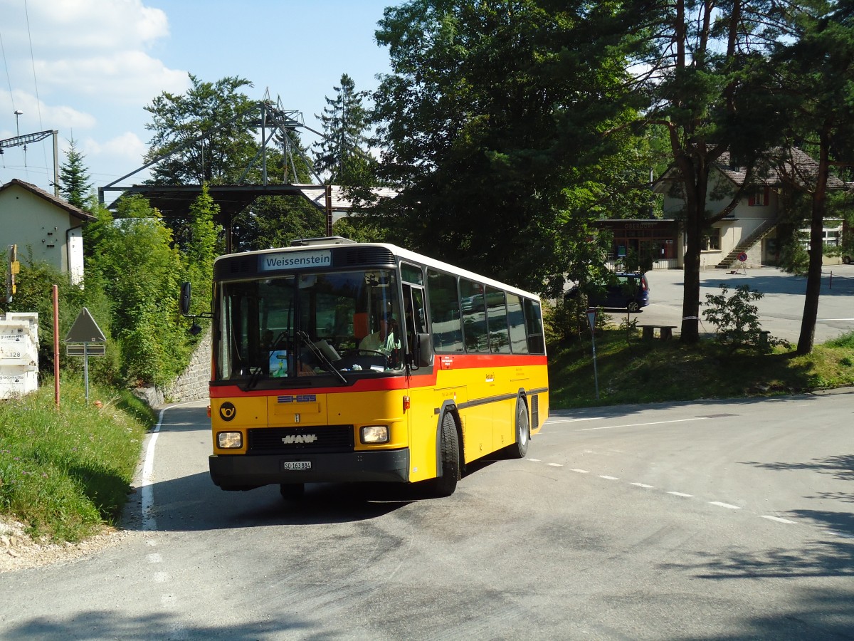 (146'795) - Flury, Balm - SO 163'884 - NAW/Hess (ex Steiner, Altb�ron Nr. 11) am 31. August 2013 beim Bahnhof Oberdorf