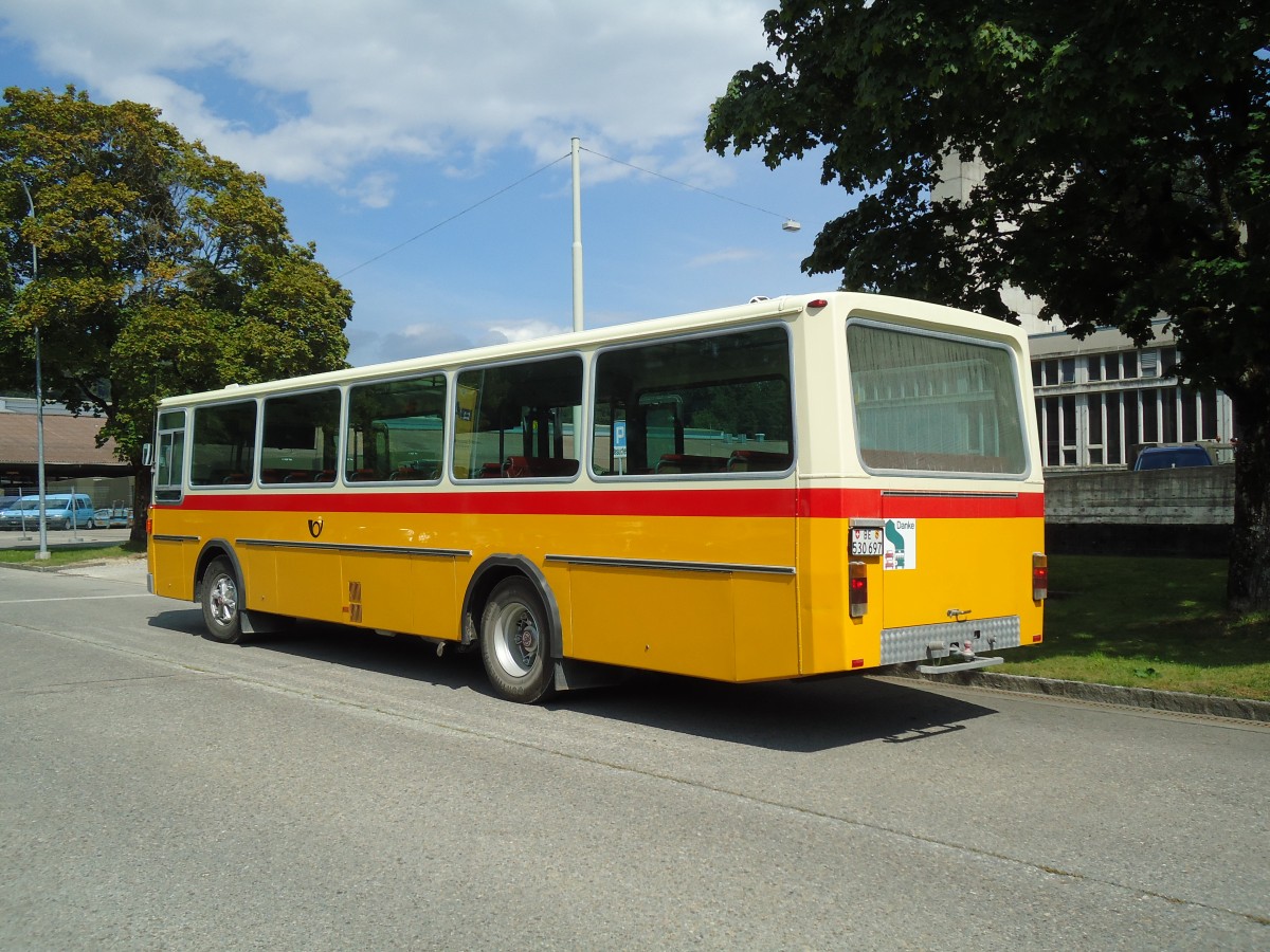 (146'946) - Wegm�ller, Bern - Nr. 12/BE 530'697 - FBW/T�scher (ex Grob, Glattfelden; ex FBW-Club, M�nnedorf; ex Merkli&Solioz, Wetzikon; ex Stutz, Oberlunkhofen) am 1. September 2013 in Burgdorf, AMP