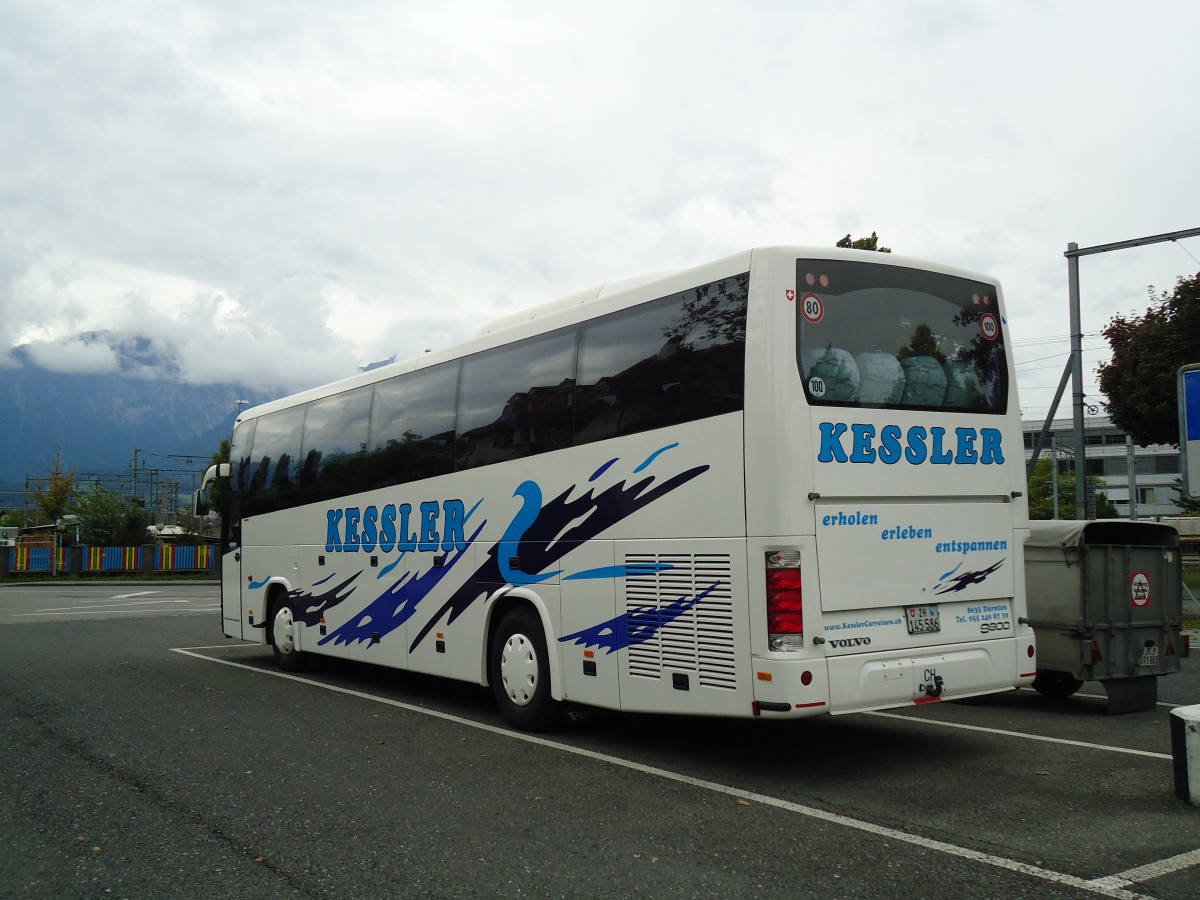 (147'095) - Kessler, D�rnten - ZH 145'586 - Volvo am 11. September 2013 in Thun, Seestrasse