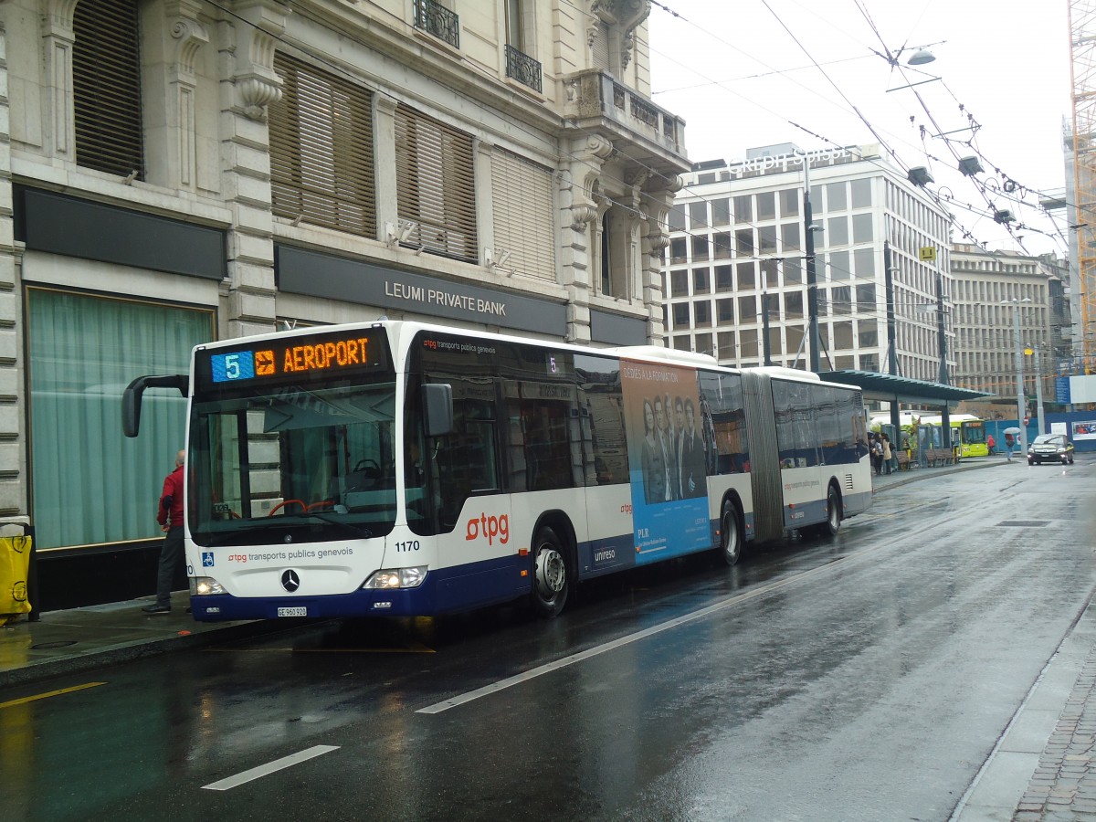 (147'161) - TPG Gen�ve - Nr. 1170/GE 960'920 - Mercedes am 16. September 2013 in Gen�ve, Bel-Air