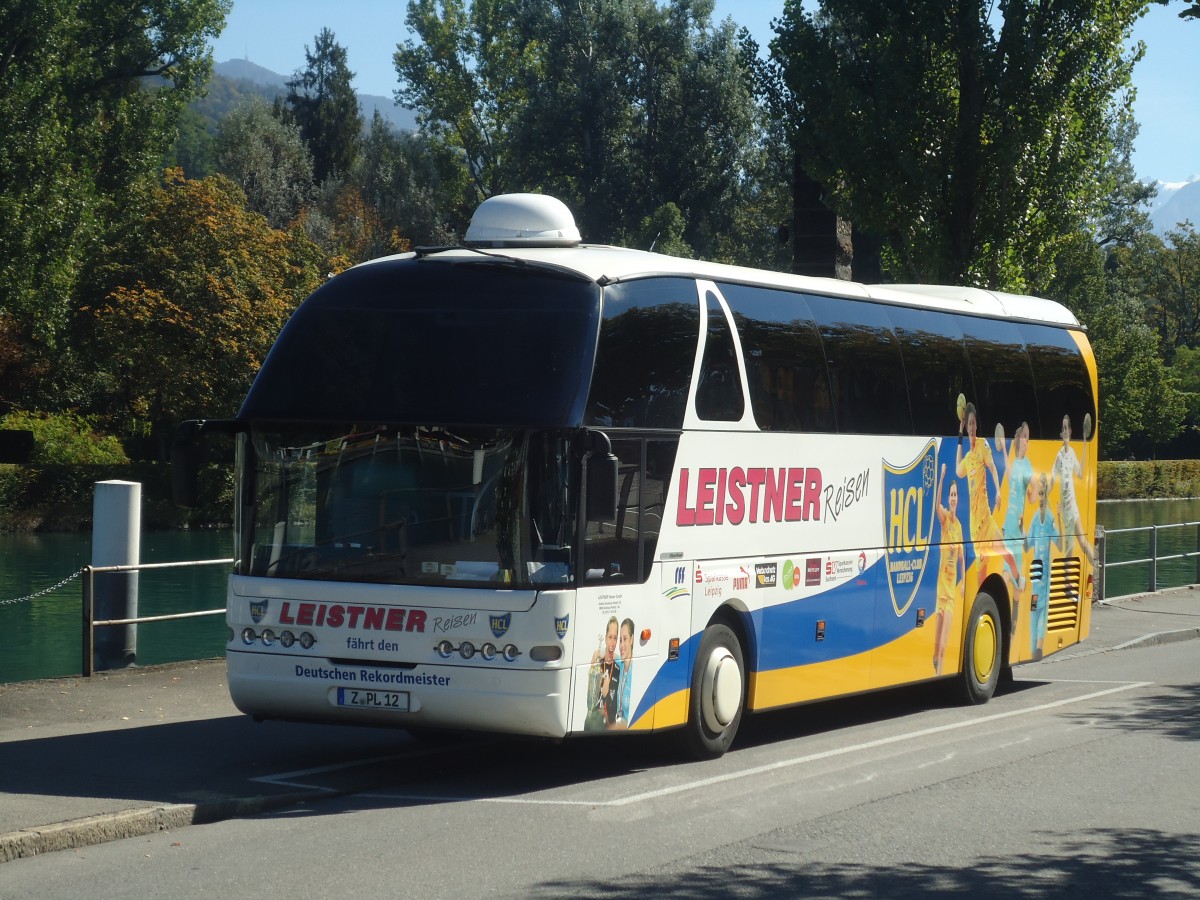 (147'361) - Aus Deutschland: Leistner, Zwickau - Z-PL 12 - Neoplan am 23. September 2013 bei der Schiffl�ndte Thun