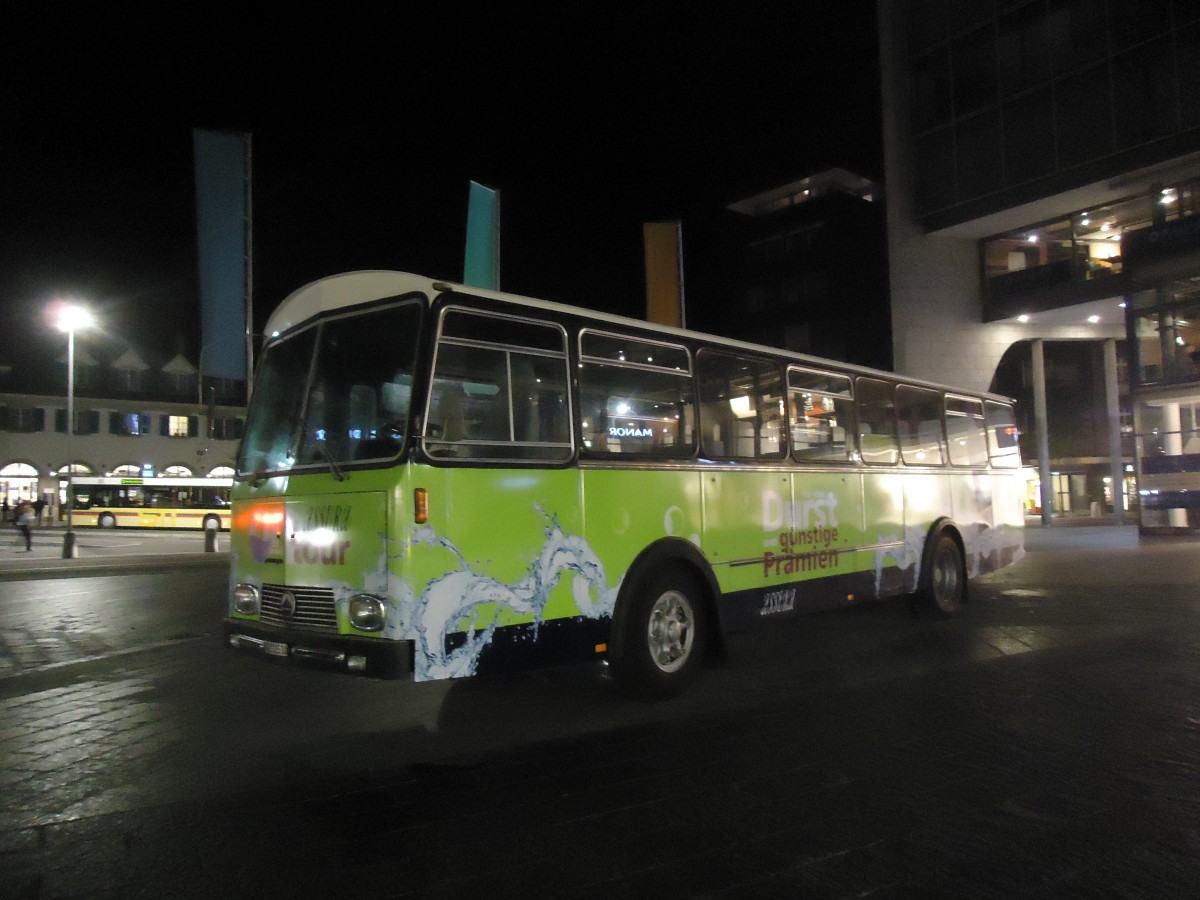 (147'526) - Assura, Pully - VD 212'530 - Saurer/T�scher (ex Visana, Lausanne; ex Uiegler, Pratteln; ex Jelmorini, Tesserete Nr. 7; ex P 24'623) am 15. Oktober 2013 in Thun, Aarefeldplatz