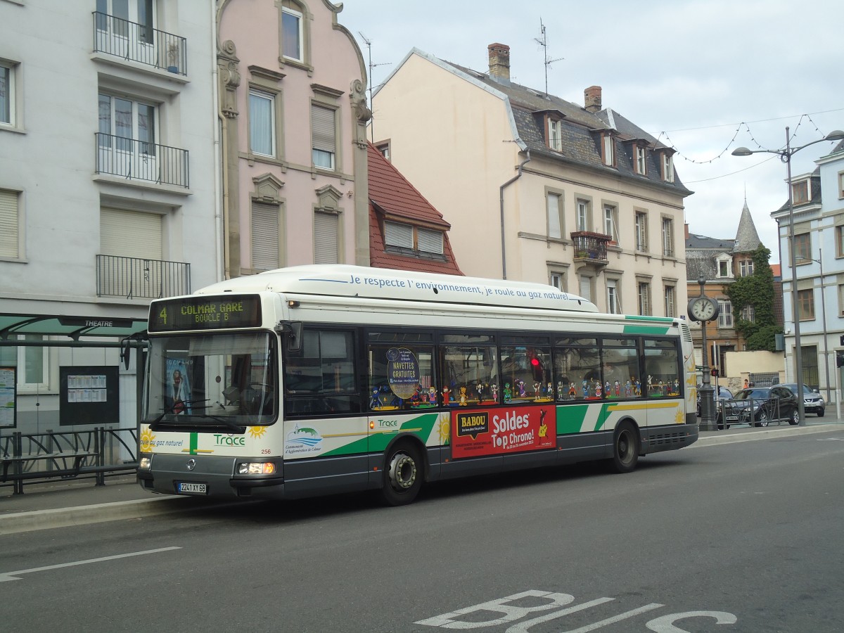 (148'192) - TRACE Colmar - Nr. 256/2241 XY 68 - Irisbus (ex Nr. 156) am 7. Dezember 2013 in Colmar, Th��tre