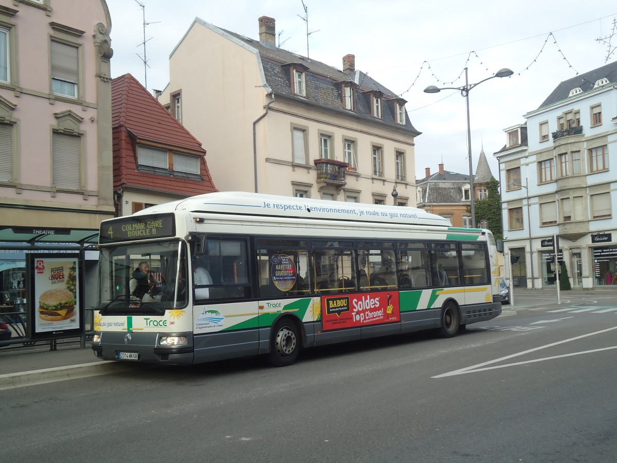 (148'201) - TRACE Colmar - Nr. 241/2314 WN 68 - Renault (ex Nr. 141) am 7. Dezember 2013 in Colmar, Th��tre
