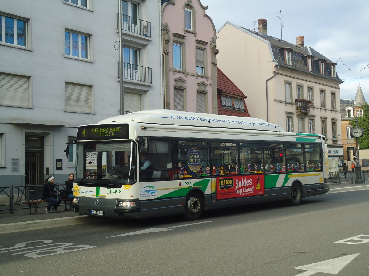 (148'209) - TRACE Colmar - Nr. 256/2241 XY 68 - Irisbus (ex Nr. 156) am 7. Dezember 2013 in Colmar, Th��tre