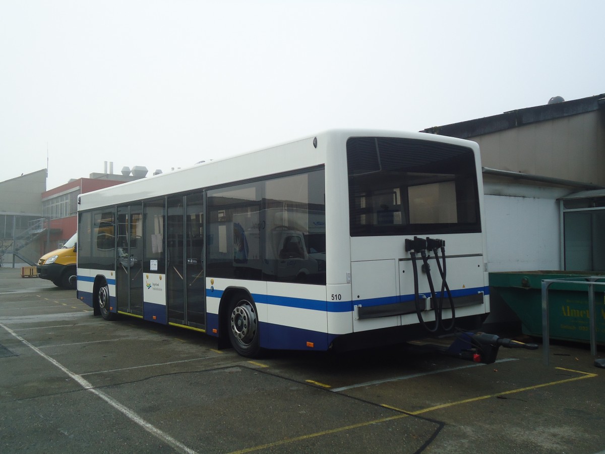 (148'340) - ZVB Zug - Nr. 510/ZG 84'510 - Lanz+Marti/Hess Personenanh�nger am 15. Dezember 2013 in Bellach, Hess