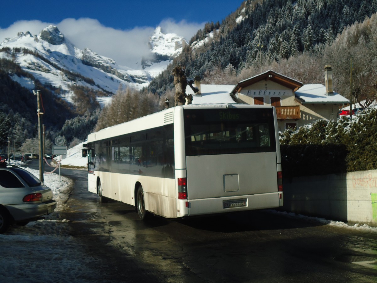 (148'575) - Buchard, Leytron - Nr. 98/VS 299'140 - MAN (ex TN Neuch�tel Nr. 222) am 29. Dezember 2013 in Ovronnaz, La Crois�e