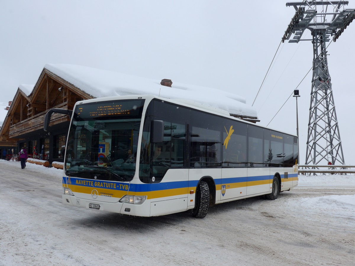 (148'705) - TMR Martigny - Nr. 102/VS 20'845 - Mercedes am 2. Februar 2014 in Verbier, M�dran
