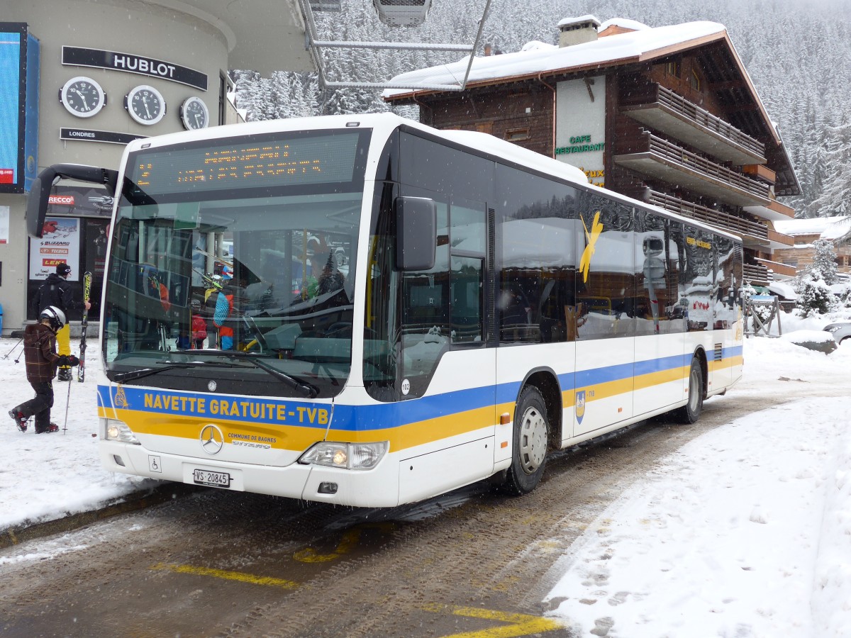 (148'706) - TMR Martigny - Nr. 102/VS 20'845 - Mercedes am 2. Februar 2014 in Verbier, M�dran