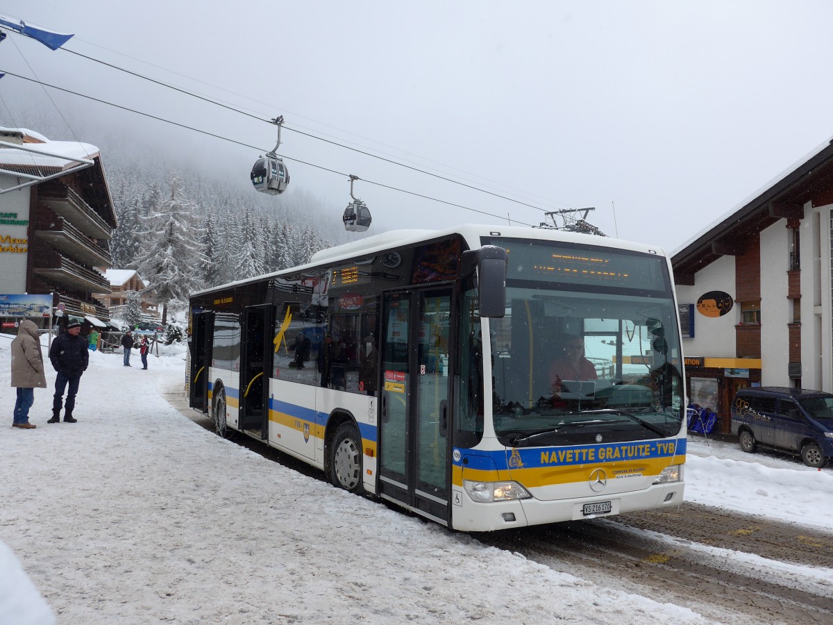 (148'717) - TMR Martigny - Nr. 109/VS 216'170 - Mercedes am 2. Februar 2014 in Verbier, M�dran