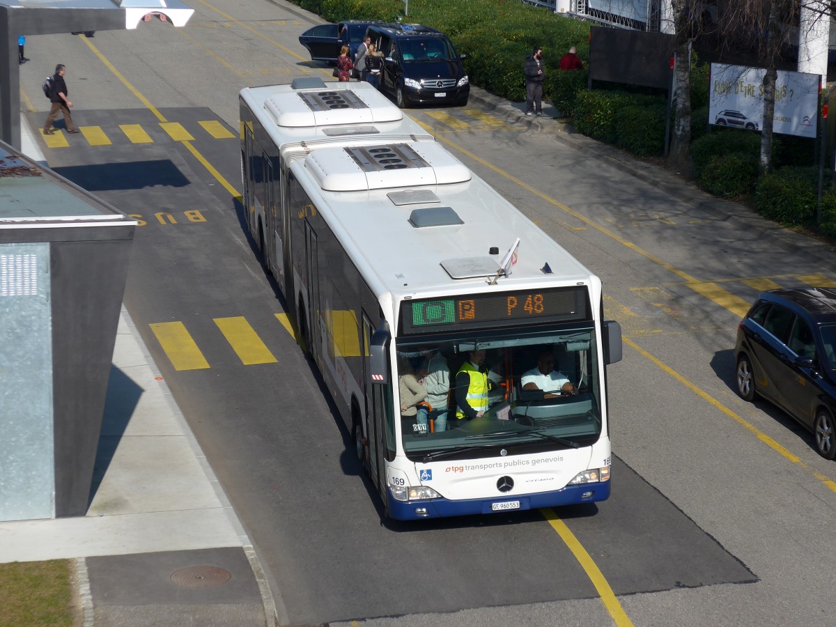 (149'186) - TPG Gen�ve - Nr. 169/GE 960'553 - Mercedes am 9. M�rz 2014 in Gen�ve, Palexpo