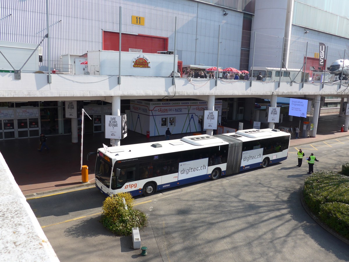 (149'189) - TPG Gen�ve - Nr. 1109/GE 960'859 - Mercedes am 9. M�rz 2014 in Gen�ve, Palexpo