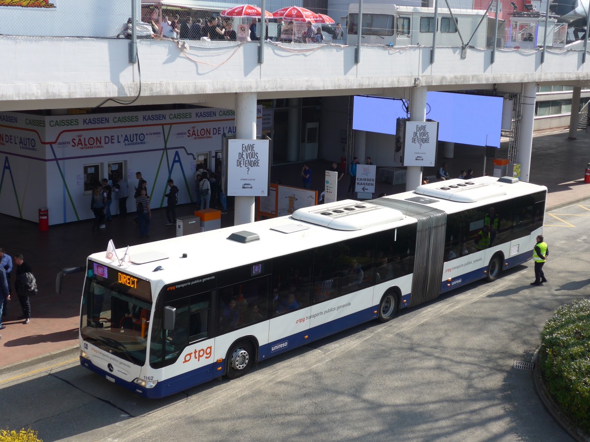 (149'192) - TPG Gen�ve - Nr. 1162/GE 960'912 - Mercedes am 9. M�rz 2014 in Gen�ve, Palexpo