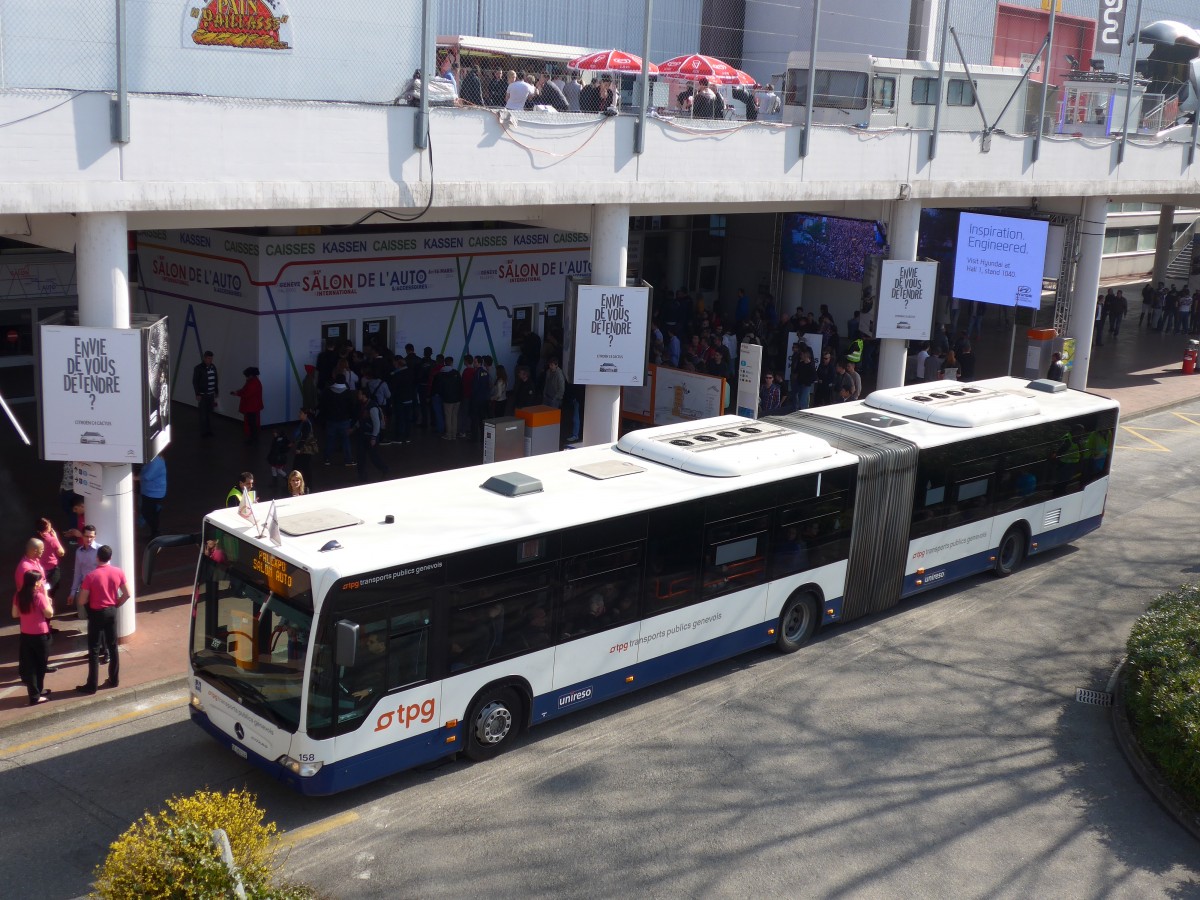 (149'201) - TPG Gen�ve - Nr. 158/GE 960'542 - Mercedes am 9. M�rz 2014 in Gen�ve, Palexpo